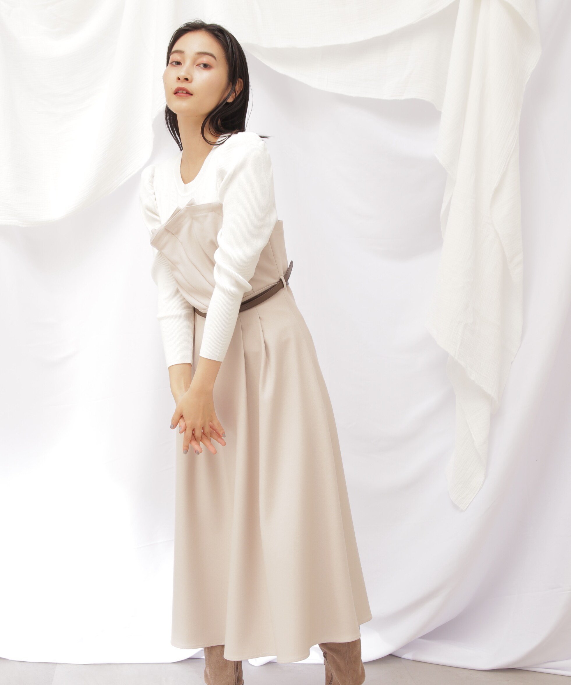 楽天市場】ニットドッキングワンピース snidel(サイズ(S/M/L 楽天市場】ニットドッキングワンピース snidel(サイズ(S/M/L