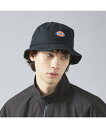 ABAHOUSE LASTWORD 【DICKIES/ディッキーズ】ICON BUCKET HAT/アイコンロゴバケ アバハウス 帽子 ハット ブルー グリーン...