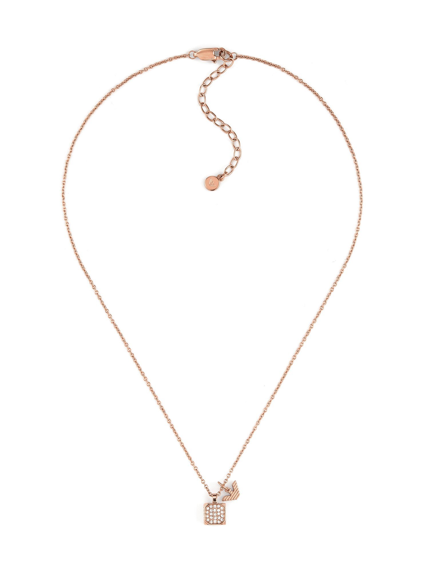 EMPORIO ARMANI Rose Gold Tone Necklace EGS3084221 EHb`Xe[VC^[iVi ANZT[Erv lbNX S[hyz