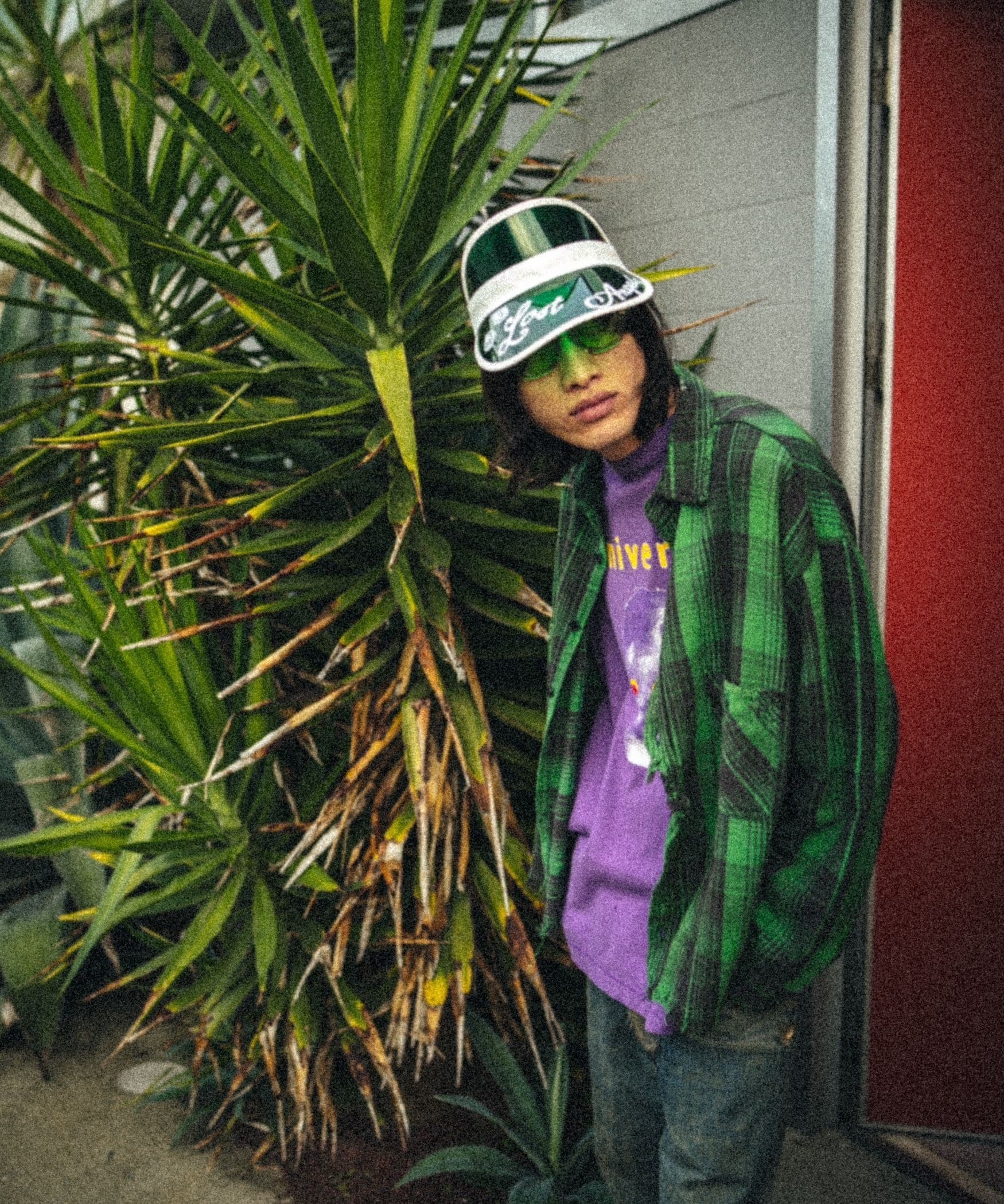 ROYAL FLASH SAINT MICHAEL/セント マイケル/FRNL CHECK SHIRTS/GRN+BK ロイヤルフラッシュ トップス シャツ・ブラウス グリーン【送料無料】のサムネイル