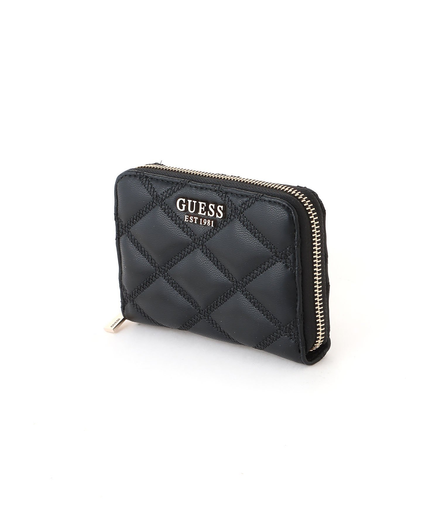 GUESS 財布(W)TAMSIN Slg Medium Zip Around ゲス 財布・ポーチ・ケース 財布 ピンク ブラック