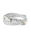 【SALE/45%OFF】BURNER (U)ロング メッシュ ベルト chi-belt-Z0018 バーナー ファッション雑貨 ベルト シルバー ホワイト ブ...