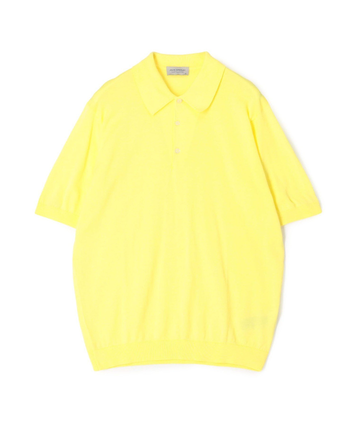 【美品】 ジョンスメドレー 黄色 イエロー ポロシャツ JOHN SMEDLEY SMEDLEY【ジョンスメドレー】スキッパーニット 30G