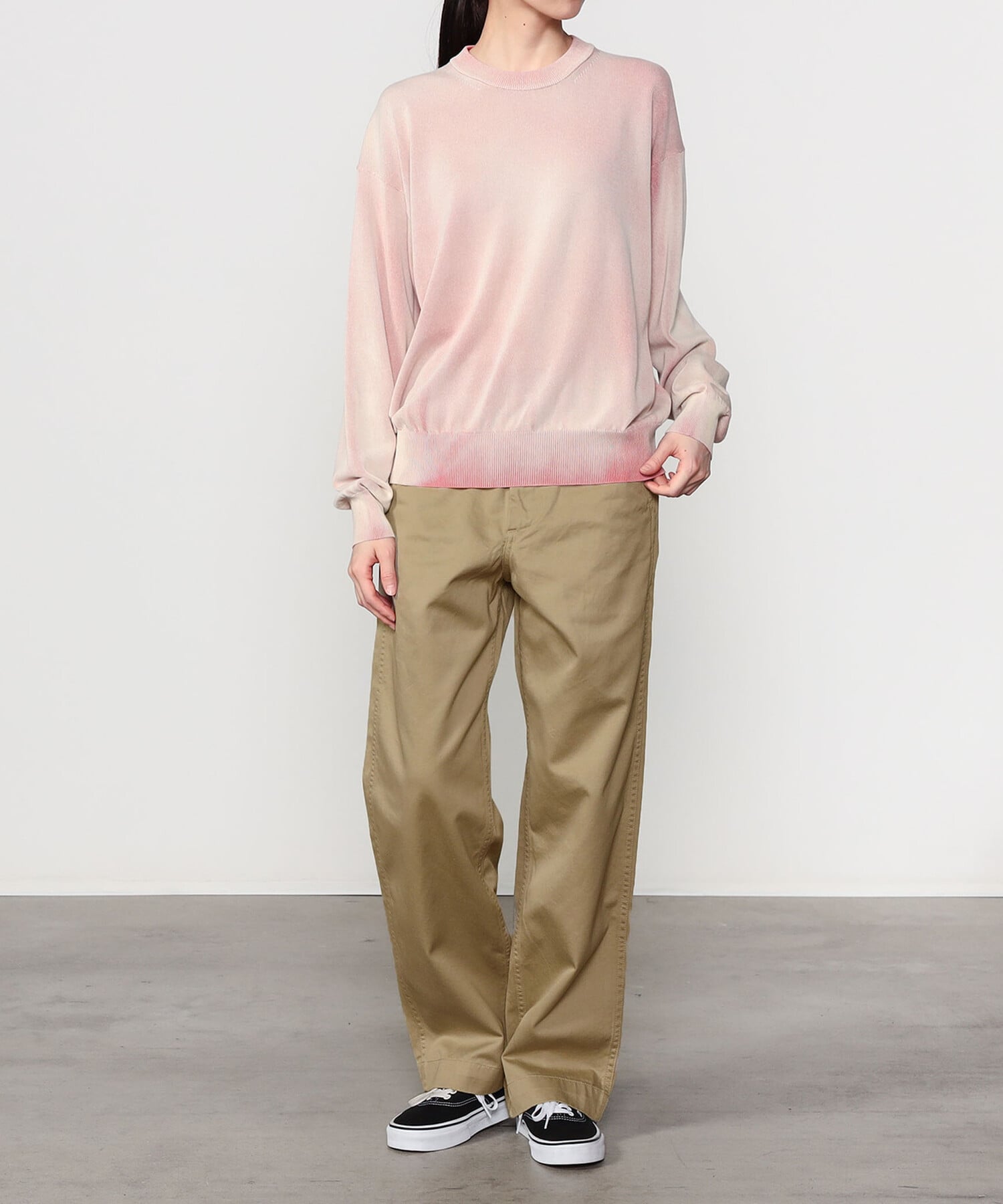 Bshop BUZZ RICKSON'S ｜ ＜別注＞コットン ミリタリーチノ 1942 MODEL WOMEN ビショップ パンツ その他のパンツ カーキグリーン