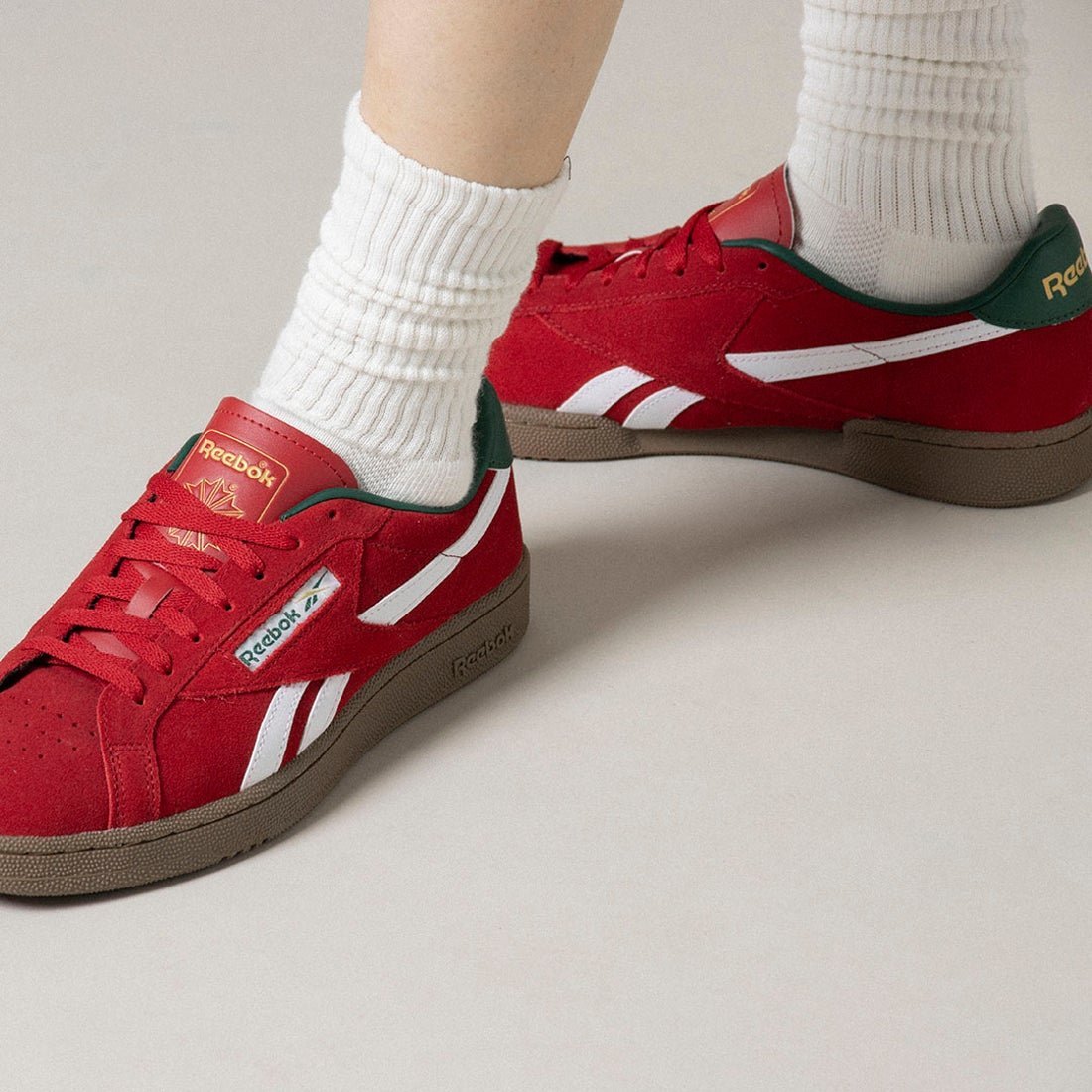 Reebok クラブシー グラウンズ UK / CLUB C GROUNDS UK リーボック シューズ・靴 スニーカー レッド【送料無料】