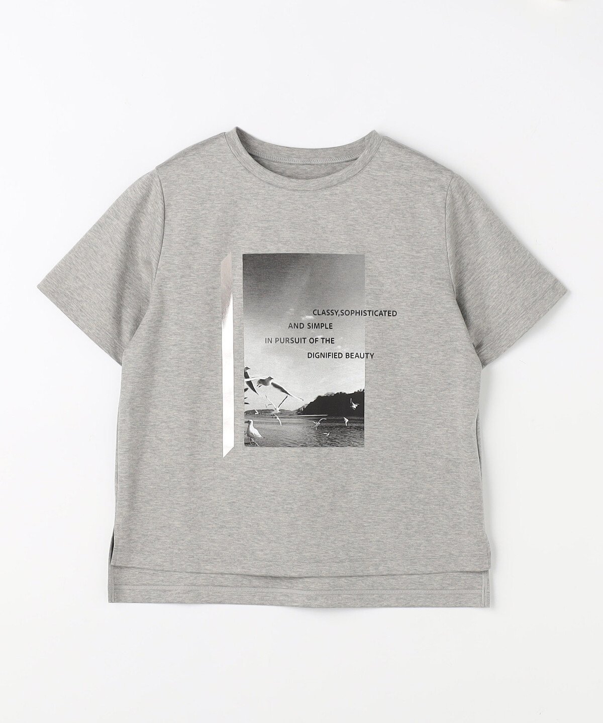 [ TALLサイズ ] スーピマコットンポンチ Tシャツ コムサ トップス カットソー・Tシャツ ホワイト ブルー ネイビー グリーン グレー