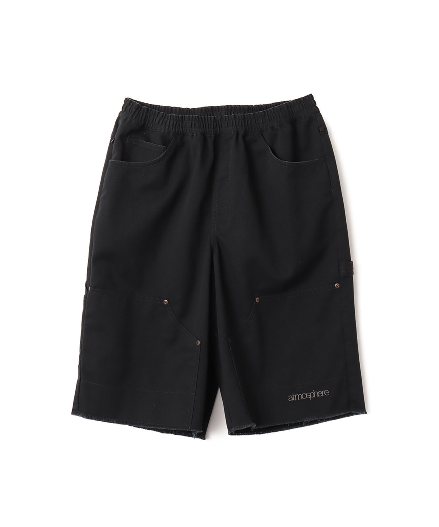 atmos Dickies x atmos EASY DOUBLE KNEE PAINTER SHORTS BLACK アトモス パンツ その他のパンツ ブラック