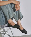 【SALE/67%OFF】SETUP7 SETUP7/ラメフラットシューズ KNF049 セットアップセブン シューズ・靴 パンプス シルバー ブラック ゴール...