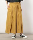 【SALE/40%OFF】ONIGIRI コットンヴィスコース ガウチョパンツ コムサイズム パンツ その他のパンツ レッド イエロー ブラウン【送料無料】