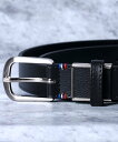 【SALE/16%OFF】LiBERTO EDWIN LiBERTO EDWIN ベルト メンズ レザー 牛革 伸縮 マルカワ ファッション雑貨 ベルト ブラッ...