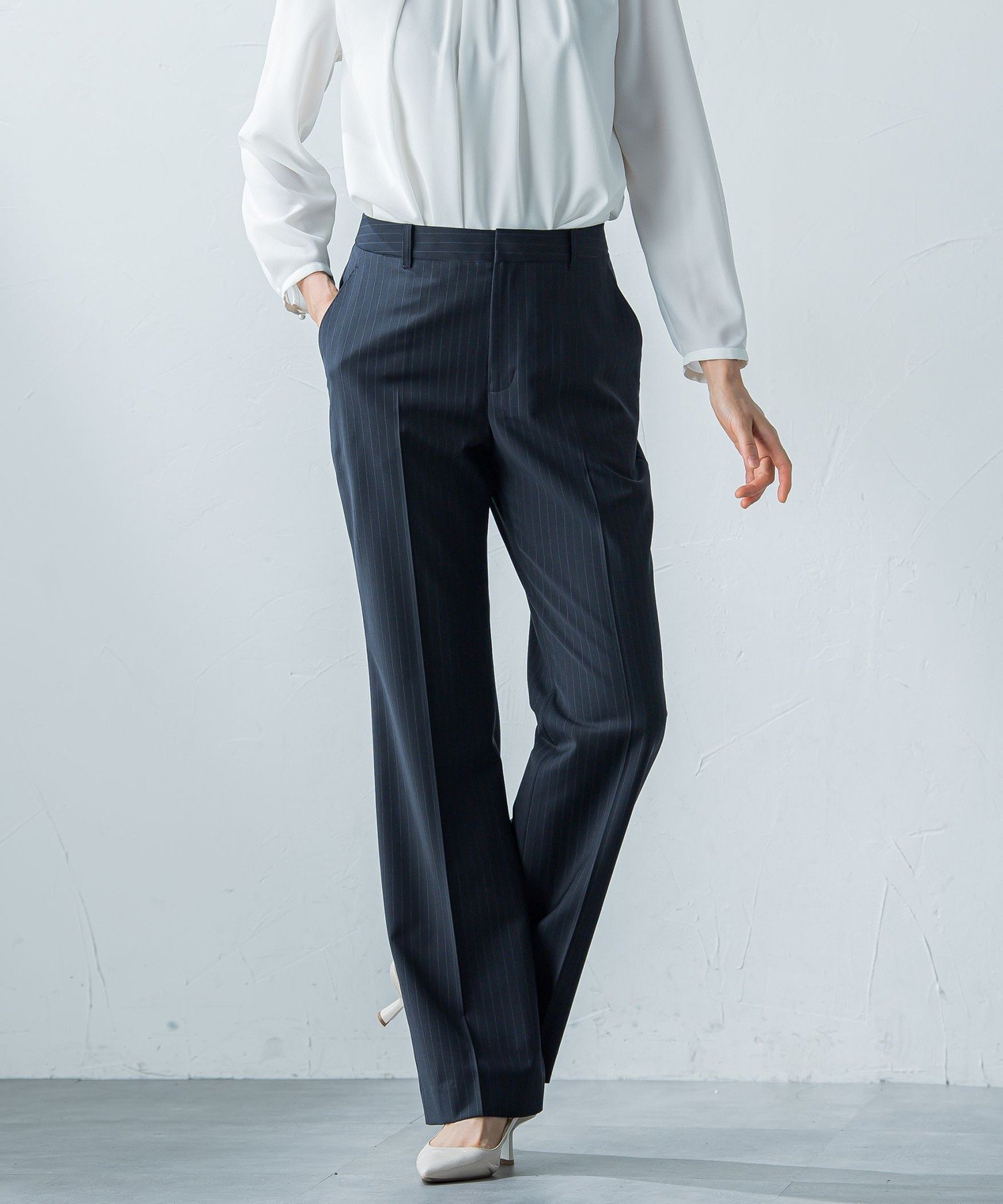 LAUTREAMONT バハリエストレートパンツ≪セットアップ対応≫ ロートレアモン パンツ その他のパンツ ホワイト グレー ブラック
