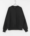 URBAN RESEARCH BUYERS SELECT DAIWA PIER39 W's TECH SWEAT CREW FREEDOM SLEEVE ユーアールビーエス トップス スウェット・トレーナー ブラック グレー【送料無料】(4)