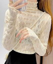 【SALE/20%OFF】aimoha - select - aimoha -select-/シースルーレースタートルネック アイモハ トップス カットソー・T...