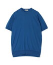 TOMORROWLAND BUYING WEAR JOHN SMEDLEY KEMPTON コットン クルーネックニット トゥモローランド トップス ニット ブ...