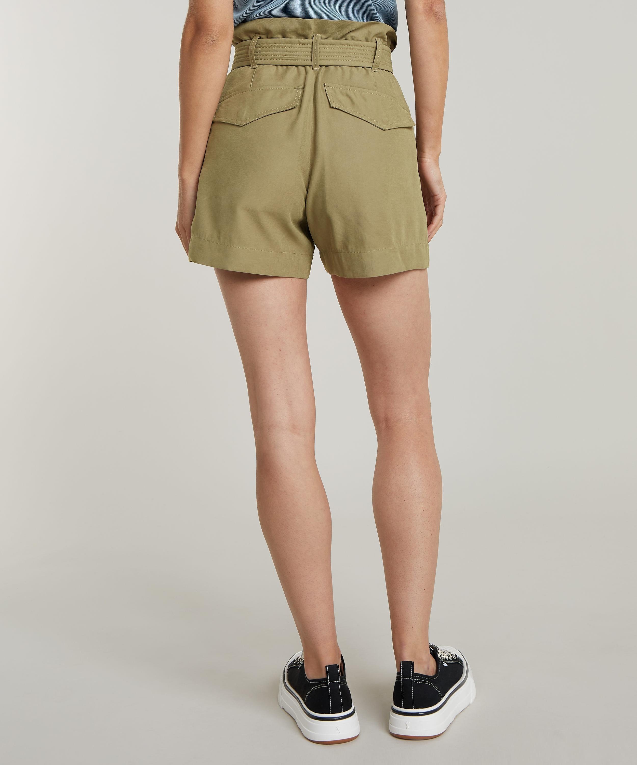 【公式ショップ】PAPERBAG SHORTS/ハイウエストペーパーバッグショートパンツ ジースターロゥ パンツ その他のパンツ ベージュ