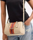 【SALE/62%OFF】COACH OUTLET 【公式】ローアン サッチェル バッグ・ストライプ コーチ アウトレット バッグ ショルダーバッグ ホワイト【送料無料】(4)