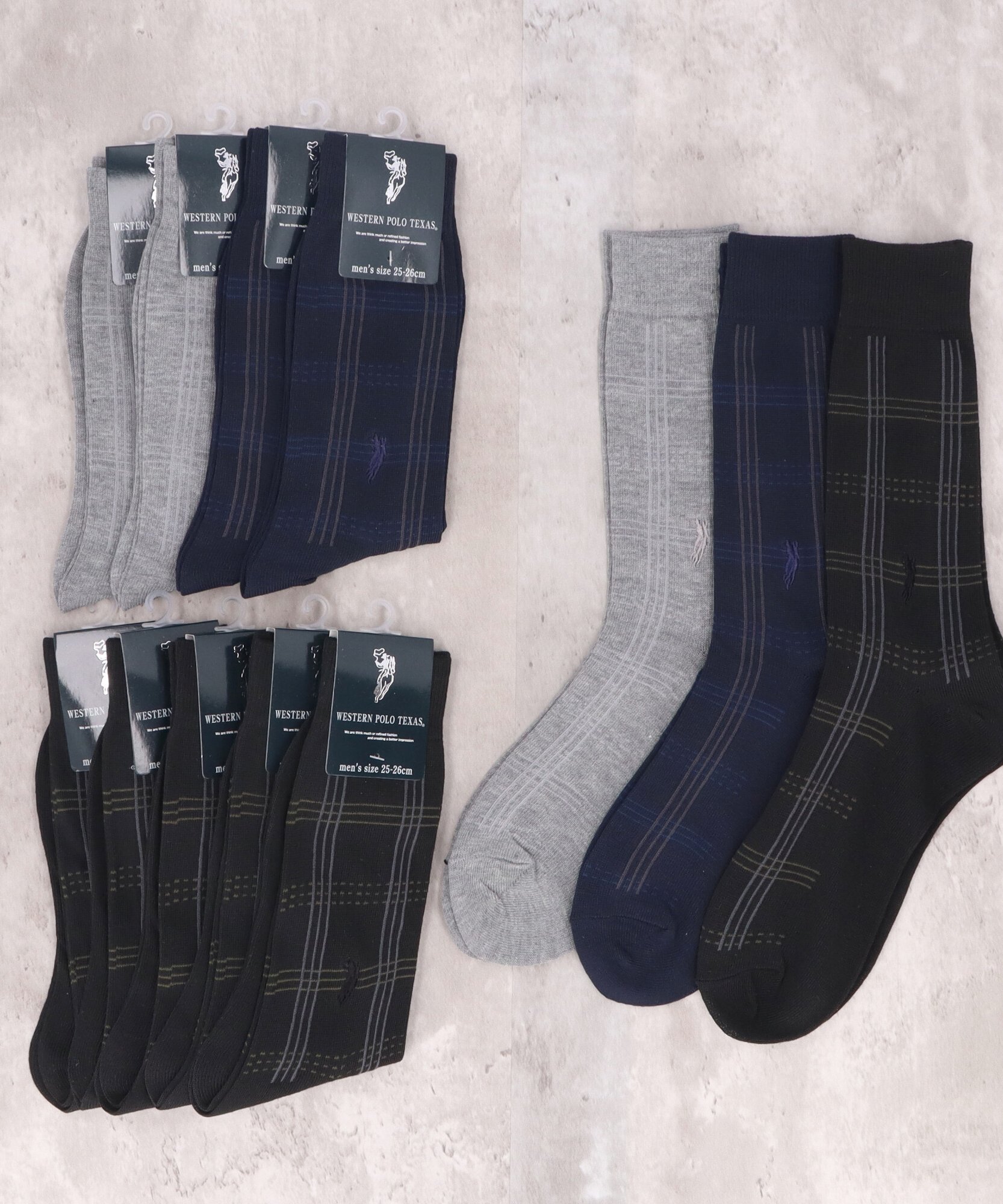 Rora（ローラ）紳士 綿混ビジネスソックス/チェックシンプルで使い勝手の良いWESTERN　POLO　TEXAS(ウエスタン・ポロ・テキサス)の「紳士　綿混ビジネスソックス/チェック　12足セット」が発売。【綿混素材で快適】綿混素材で通気性が良く、オールシーズン快適な履き心地。【シンプルでおしゃれなデザイン】靴下と同色のワンポイント刺繍がアクセント。さりげないチェック柄でスーツにも合わせやすい。【幅広いシーンで活躍】ビジネスはもちろんスクールやカジュアルにも使え、幅広いシーンで活躍！注意点：長時間日光にあたったり、摩擦、水漏れなどによる色落ちや色移りすることがあります。お取り扱いの際は、商品やパッケージなどに記載されている品質表示、アテンションタグ、ご使用上の注意事項などを必ずご確認下さい。本来の目的以外にはご使用にならないで下さい。カメラやモニターの性質により、画像と実物の色の違いがある場合がございますのでご理解願います。靴下メンズビジネス12足組通販ビジネスソックスソックス靴したくつ下紳士靴下クルーソックスチェック紳士用メンズソックスセットおしゃれ25ー26cmくつしたオシャレシンプルブランドポロレッグウェアメンズアパレルーご利用シーン・イベントー※一部イベント等はご使用頂けない場合がございます。お正月初売り初詣お年玉成人の日成人式節分バレンタインデー桃の節句（ひなまつり）ホワイトデー春物入荷お花見入学式ゴールデンウィーク母の日衣替え父の日梅雨夏物入荷山開き海開き七夕お中元暑中お見舞い夏休み花火大会盆踊り夏祭り秋物入荷防災敬老の日ハロウィン運動会文化祭学園祭お歳暮冬物入荷クリスマスプレゼント贈物贈り物ギフトお返し引っ越し祝い新生活お祝い内祝い出産祝い引っ越し祝い引越し祝い引越祝い新築祝い成人祝い卒業祝い就職祝い合格祝い入園祝い入学祝い進学祝い結婚祝い婚約祝い退院祝いボーナス祝い七五三祝い退職祝い還暦祝い長寿祝い誕生日お誕生日大掃除型番：pgb12199-1-1 QF4971【採寸】[適応サイズ]25cmー26cm※実際の商品とは多少の誤差が生じる場合がございます。あらかじめご了承ください。商品のサイズについて【商品詳細】中国素材：ポリエステル、綿サイズ：【即日発送】※画面上と実物では多少色具合が異なって見える場合もございます。ご了承ください。商品のカラーについて 【予約商品について】 ※「先行予約販売中」「予約販売中」をご注文の際は予約商品についてをご確認ください。■重要なお知らせ※ 当店では、ギフト配送サービス及びラッピングサービスを行っておりません。ラッピング・ギフト配送について同時に複数の商品を注文された場合メーカー希望小売価格についてご利用ガイドRora（ローラ）紳士 綿混ビジネスソックス/チェックシンプルで使い勝手の良いWESTERN　POLO　TEXAS(ウエスタン・ポロ・テキサス)の「紳士　綿混ビジネスソックス/チェック　12足セット」が発売。【綿混素材で快適】綿混素材で通気性が良く、オールシーズン快適な履き心地。【シンプルでおしゃれなデザイン】靴下と同色のワンポイント刺繍がアクセント。さりげないチェック柄でスーツにも合わせやすい。【幅広いシーンで活躍】ビジネスはもちろんスクールやカジュアルにも使え、幅広いシーンで活躍！注意点：長時間日光にあたったり、摩擦、水漏れなどによる色落ちや色移りすることがあります。お取り扱いの際は、商品やパッケージなどに記載されている品質表示、アテンションタグ、ご使用上の注意事項などを必ずご確認下さい。本来の目的以外にはご使用にならないで下さい。カメラやモニターの性質により、画像と実物の色の違いがある場合がございますのでご理解願います。靴下メンズビジネス12足組通販ビジネスソックスソックス靴したくつ下紳士靴下クルーソックスチェック紳士用メンズソックスセットおしゃれ25ー26cmくつしたオシャレシンプルブランドポロレッグウェアメンズアパレルーご利用シーン・イベントー※一部イベント等はご使用頂けない場合がございます。お正月初売り初詣お年玉成人の日成人式節分バレンタインデー桃の節句（ひなまつり）ホワイトデー春物入荷お花見入学式ゴールデンウィーク母の日衣替え父の日梅雨夏物入荷山開き海開き七夕お中元暑中お見舞い夏休み花火大会盆踊り夏祭り秋物入荷防災敬老の日ハロウィン運動会文化祭学園祭お歳暮冬物入荷クリスマスプレゼント贈物贈り物ギフトお返し引っ越し祝い新生活お祝い内祝い出産祝い引っ越し祝い引越し祝い引越祝い新築祝い成人祝い卒業祝い就職祝い合格祝い入園祝い入学祝い進学祝い結婚祝い婚約祝い退院祝いボーナス祝い七五三祝い退職祝い還暦祝い長寿祝い誕生日お誕生日大掃除型番：pgb12199-1-1 QF4971【採寸】[適応サイズ]25cmー26cm※実際の商品とは多少の誤差が生じる場合がございます。あらかじめご了承ください。商品のサイズについて【商品詳細】中国素材：ポリエステル、綿サイズ：【即日発送】※画面上と実物では多少色具合が異なって見える場合もございます。ご了承ください。商品のカラーについて