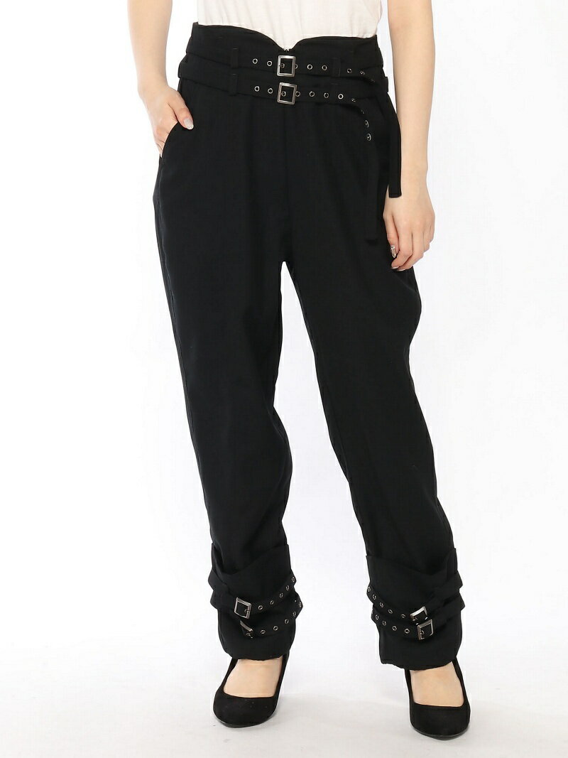 (X).S.M.L XSML Pants エックスエスエムエル パンツ/ジーンズ スラックス/ドレスパンツ ブラック【送料無料】