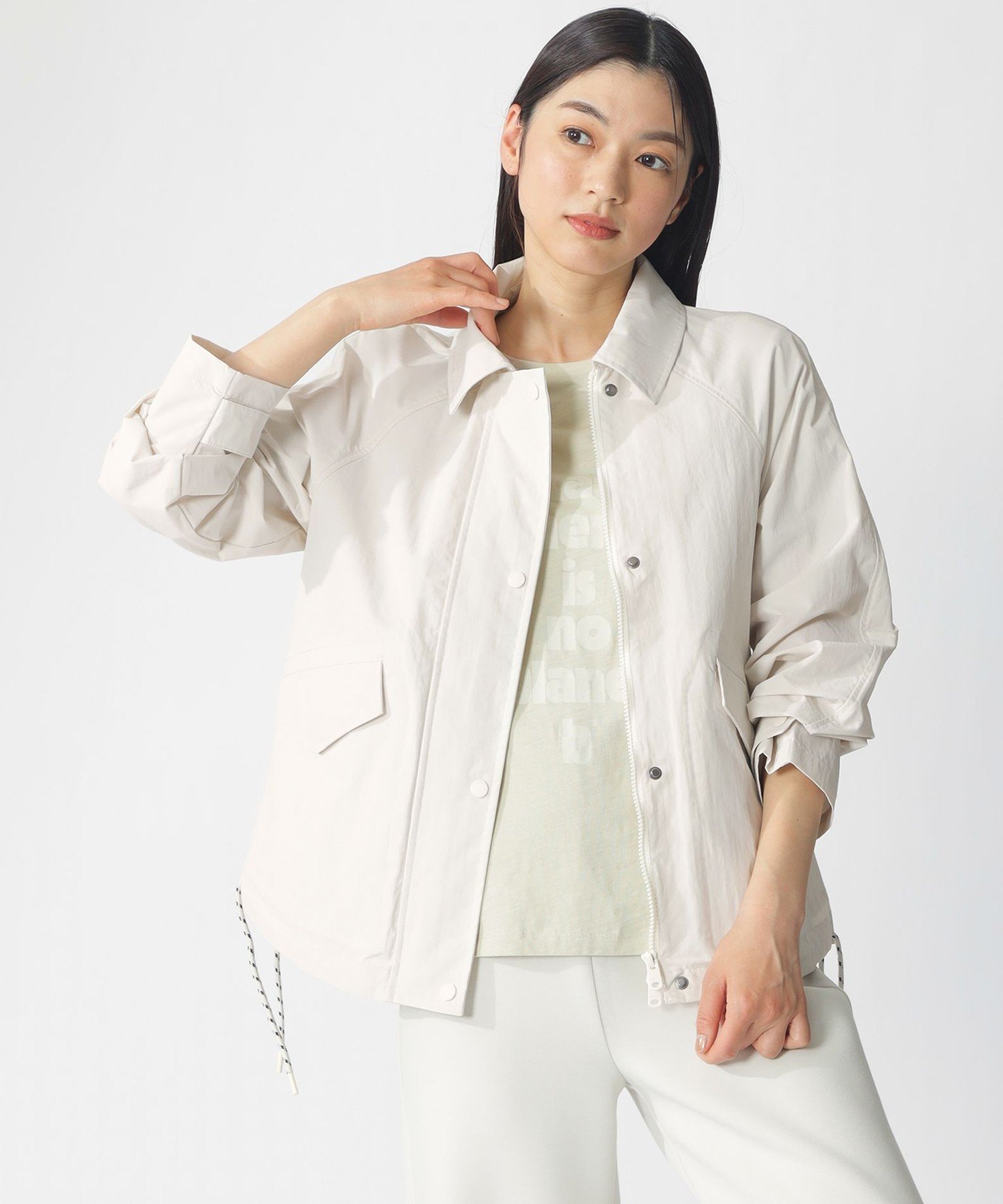 MAJOR ジャケット / MAJOR JACKET WOMAN エコアルフ ジャケット・アウター ブルゾン・ジャンパー ネイビー ホワイト
