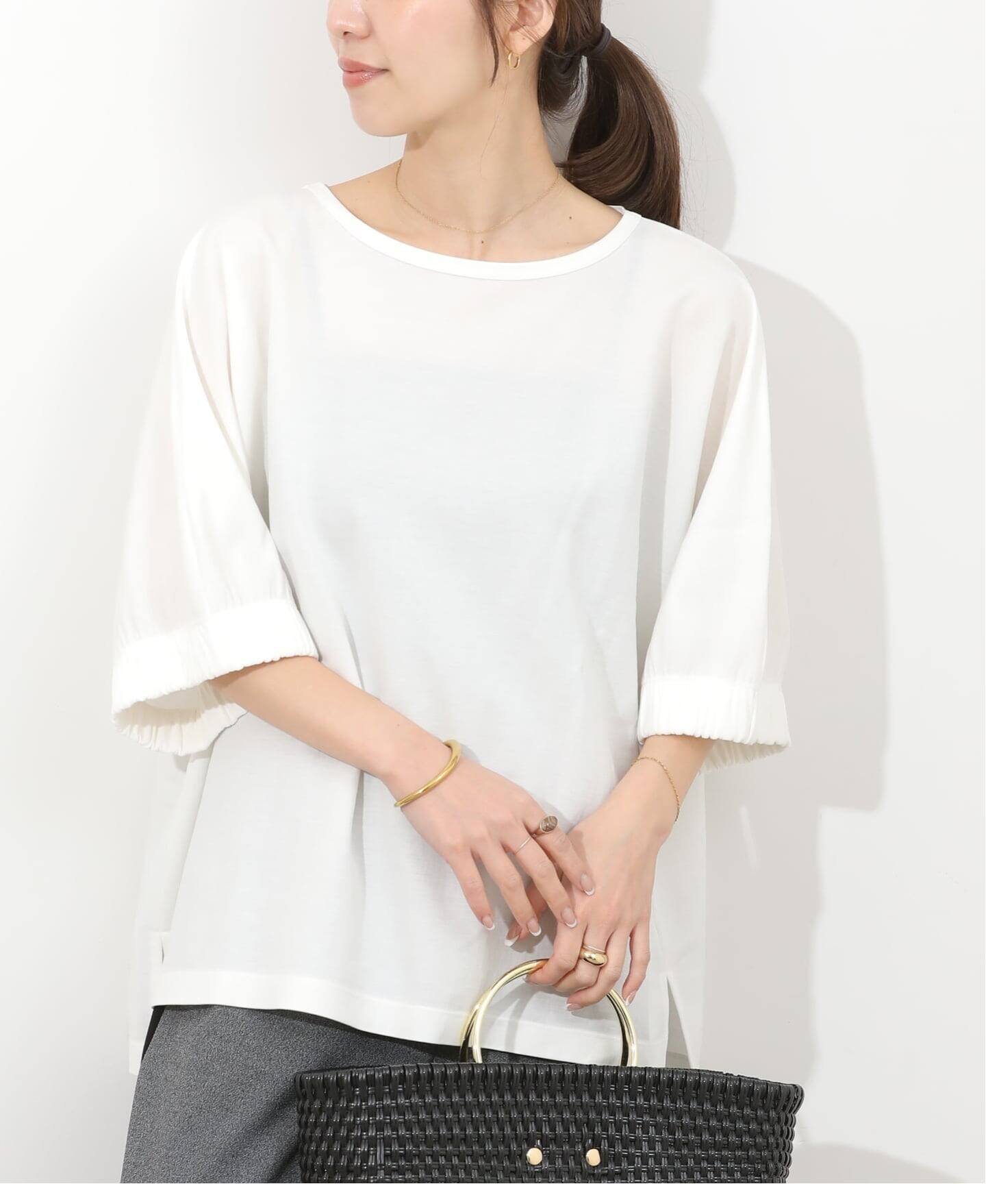 JOURNAL STANDARD relume ナチュラルスムースプルオーバー ジャーナル スタンダード レリューム トップス シャツ・ブラウス ブラウン ブラック ホワイト