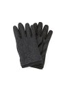 【SALE／72%OFF】BANANA REPUBLIC FACTORY STORE (M)TWEED GLOVE MIDNIGHT HERRINGBONE バナナ・リパブリック ファクトリーストアー ファッション雑貨 手袋 グレー