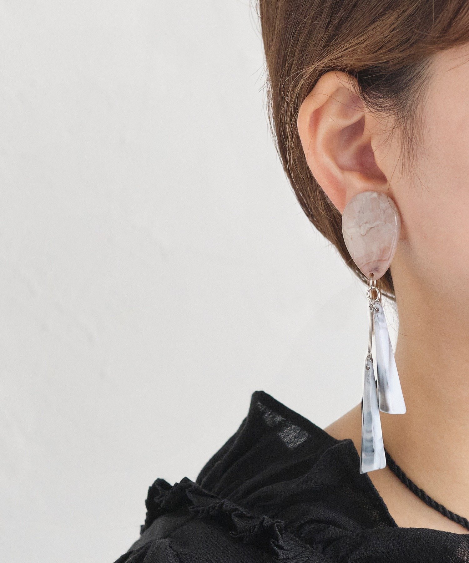 sfy 【sfy】marble dropピアス ピンク ジュエルアディクト アクセサリー・腕時計 ピアス ピンク