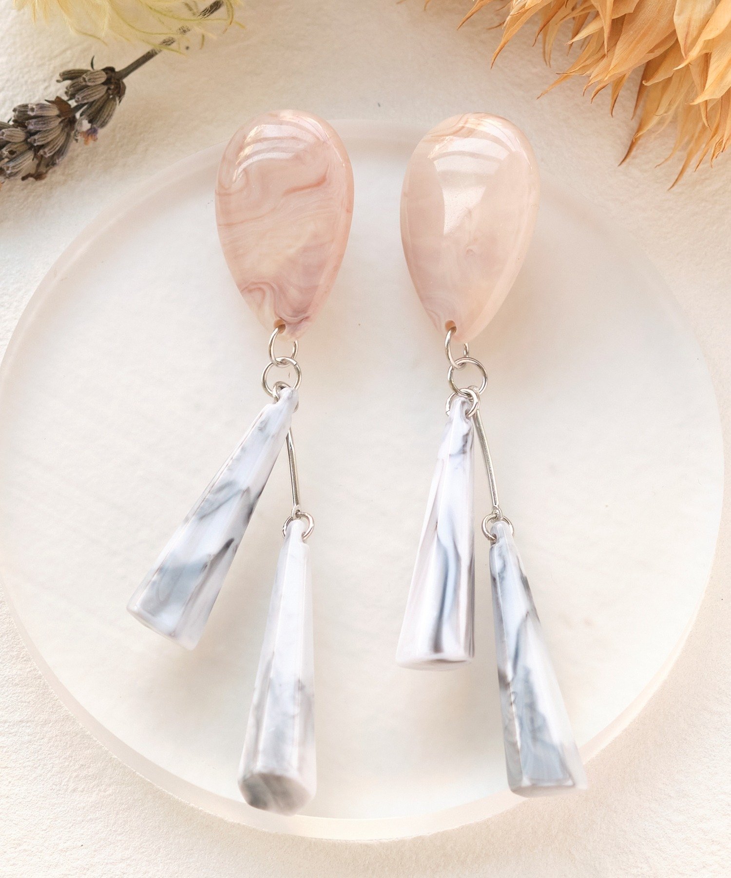sfy 【sfy】marble dropピアス ピンク ジュエルアディクト アクセサリー・腕時計 ピアス ピンク