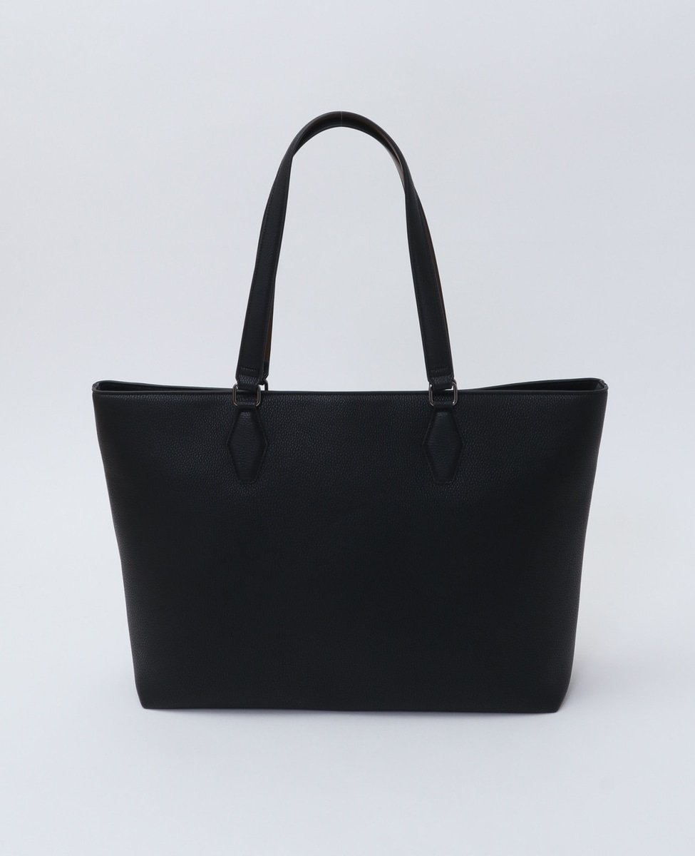 MEN'S MELROSE PUレザートートバッグ メンズメルローズ バッグ トートバッグ ブラック