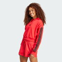 【SALE/30%OFF】adidas 【公式】アディダス adidas エッセンシャルズ スリーストライプス フレンチテリー ... アディダス トップス パーカー・フーディー レッド【送料無料】