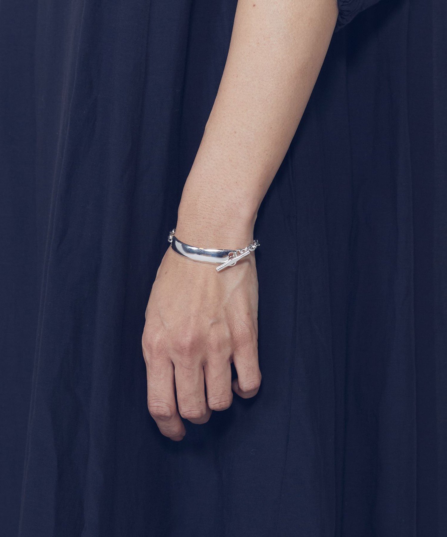 【SALE／40%OFF】1er Arrondissement ＜Lemme.(レム)＞プレートチェーンブレスレット プルミエアロンディスモン アクセサリー・腕時計 ブレスレット・バングル シルバー【送料無料】