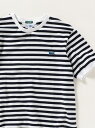 SHIPS any SHIPSany×LACOSTE:別注PIQUE半袖リブクルーネックTシャツ シップス カットソー Tシャツ ブルー ホワイト ネイビー パープル【送料無料】