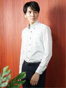 TAKA-Q 形態安定 吸水速乾 スタンダードフィット ボタンダウン長袖シャツ タカキュー スーツ・フォーマル Yシャツ・カッターシャツ