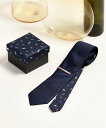 【SALE/20%OFF】TAKEO KIKUCHI 【お酒柄】ブルーネクタイ&タイバー BOXセット タケオキクチ スーツ・フォーマル ネクタイ・蝶ネクタイ ...
