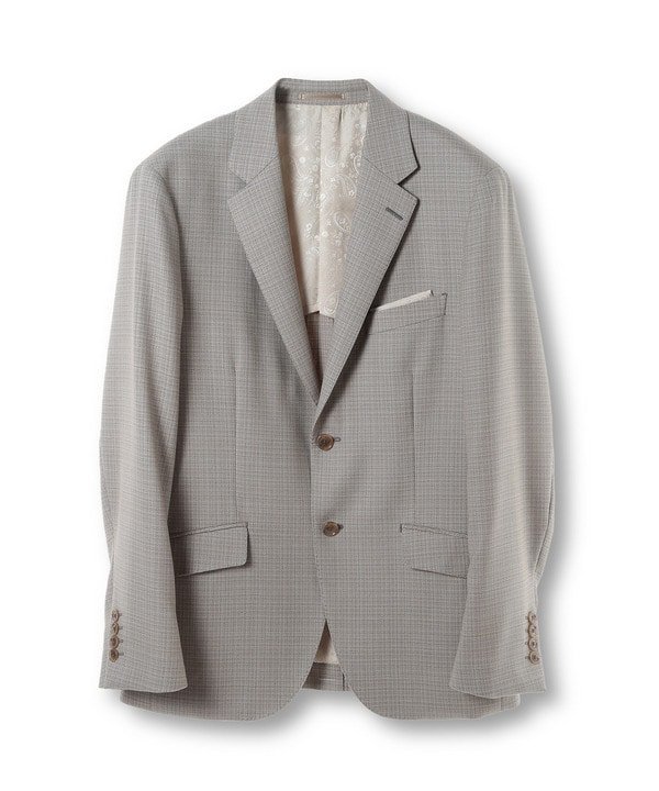 MEN'S BIGI 【ACTIVE TAILOR】ミックスヤーン/ポップサックテーラードジャケット メンズ ビギ ジャケット・アウター テーラードジャケット・ブレザー ホワイト ネイビー ベージュ【送料無料】