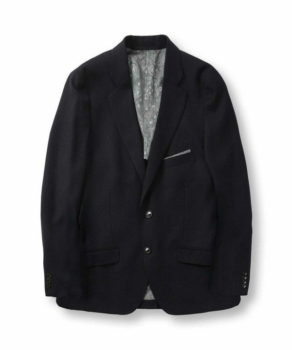 MEN'S BIGI 【ACTIVE TAILOR】ミックスヤーン/ポップサックテーラードジャケット メンズ ビギ ジャケット・アウター テーラードジャケット・ブレザー ホワイト ネイビー ベージュ【送料無料】