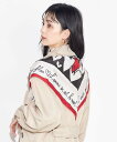 【SALE/20%OFF】a.v.v 大判シルクスカーフ アー・ヴェ・ヴェ ファッション雑貨 マフラー・ストール・ネックウォーマー レッド ネイビー