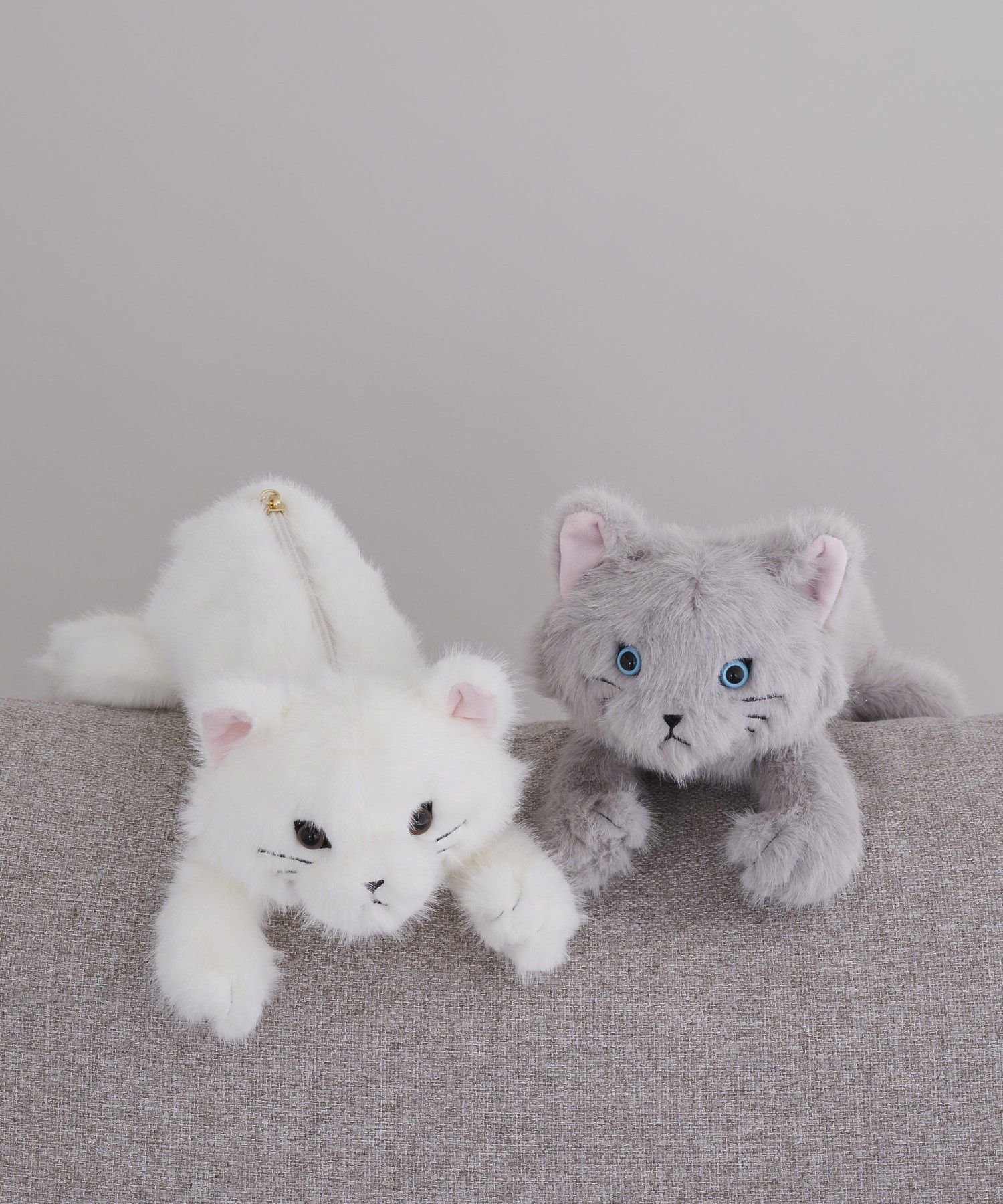 Maison de FLEUR ねこくたくたポーチ メゾン ド フルール 財布・ポーチ・ケース ポーチ ホワイト
