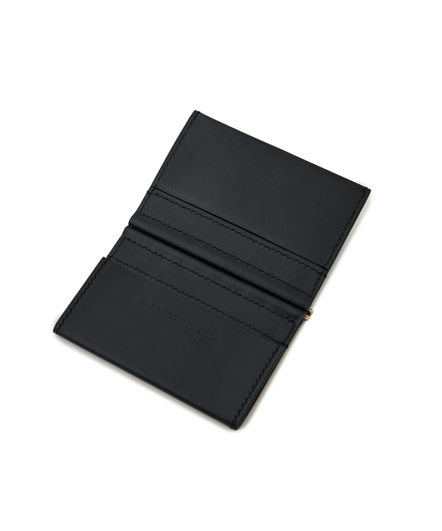 M TO R 【ED ROBERT JUDSON】coil spring card case アダムエロペ 財布・ポーチ・ケース 名刺入れ・カードケース ブラック【送料無料】