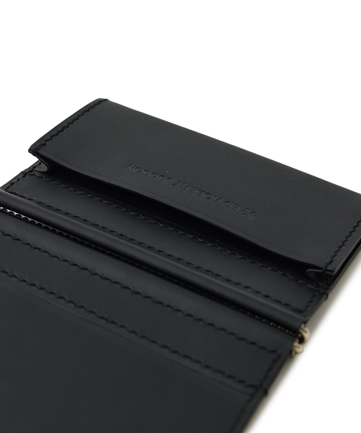 M TO R 【ED ROBERT JUDSON】coil spring card case アダムエロペ 財布・ポーチ・ケース 名刺入れ・カードケース ブラック【送料無料】