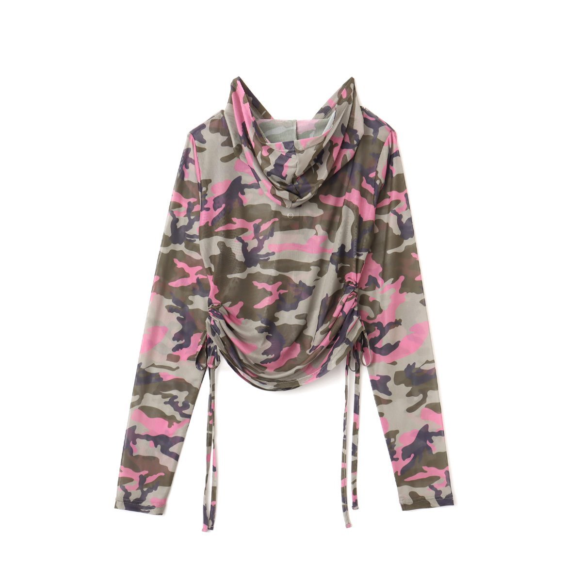 atmos pink atmos pink See-through Hoodie CAMOUFLAGE BEIGE アトモス トップス カットソー・Tシャツ