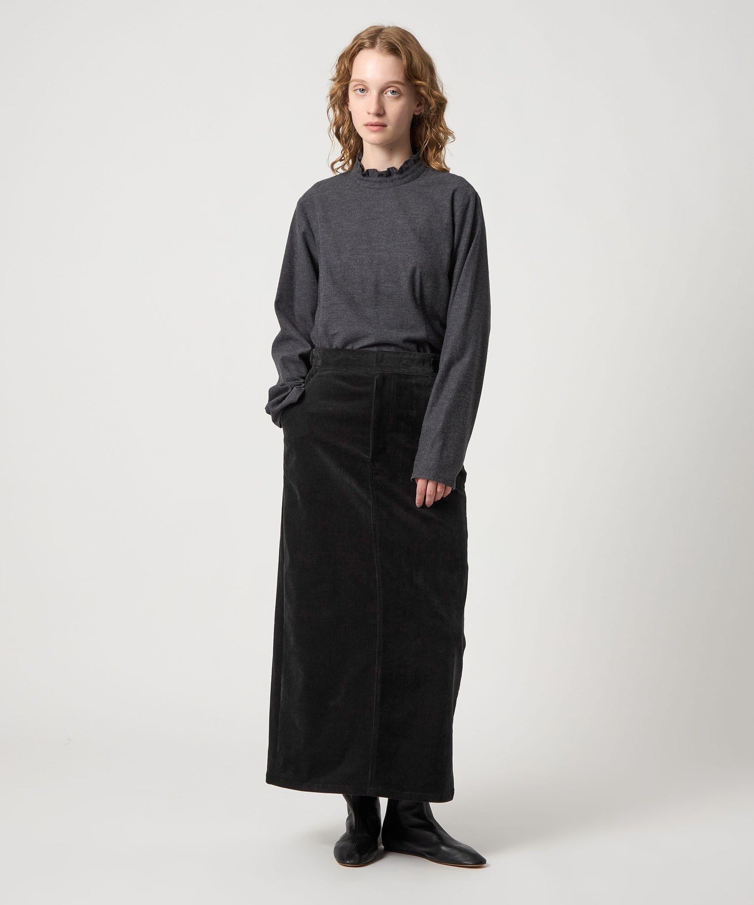【SALE／30%OFF】Steven Alan ＜Steven Alan＞ソフト コーデュロイ タイト スカート ユナイテッドアローズ アウトレット スカート その他のスカート ブラウン ブラック【送料無料】 stylife-15708436 Rakuten Fashion サンプル画像3
