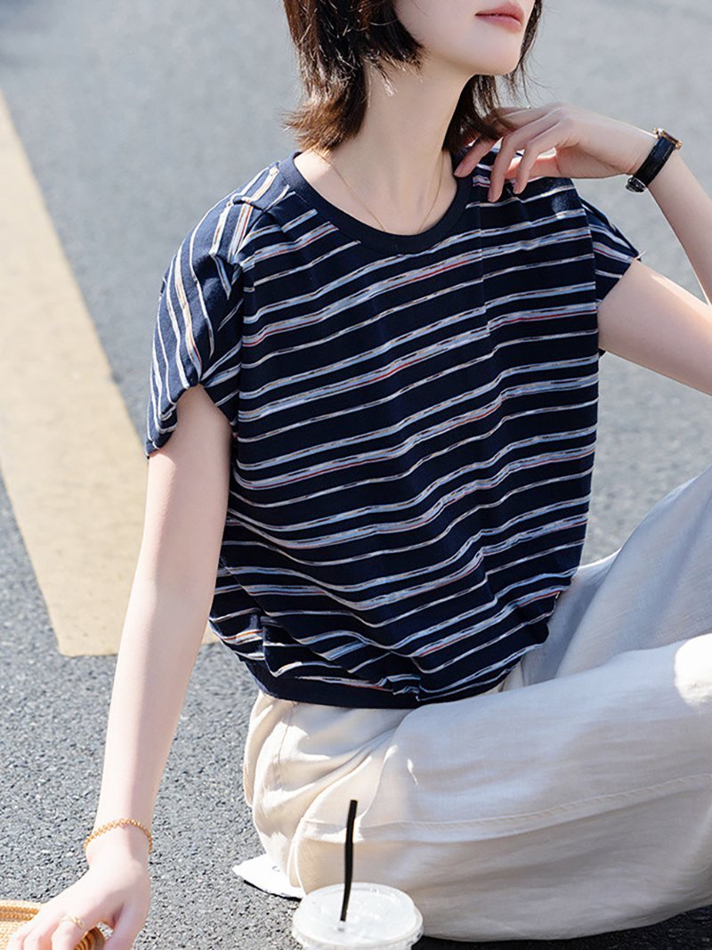 トップス Tシャツ・カットソー 半袖 ドゥー・ベル トップス カットソー・Tシャツ ネイビー