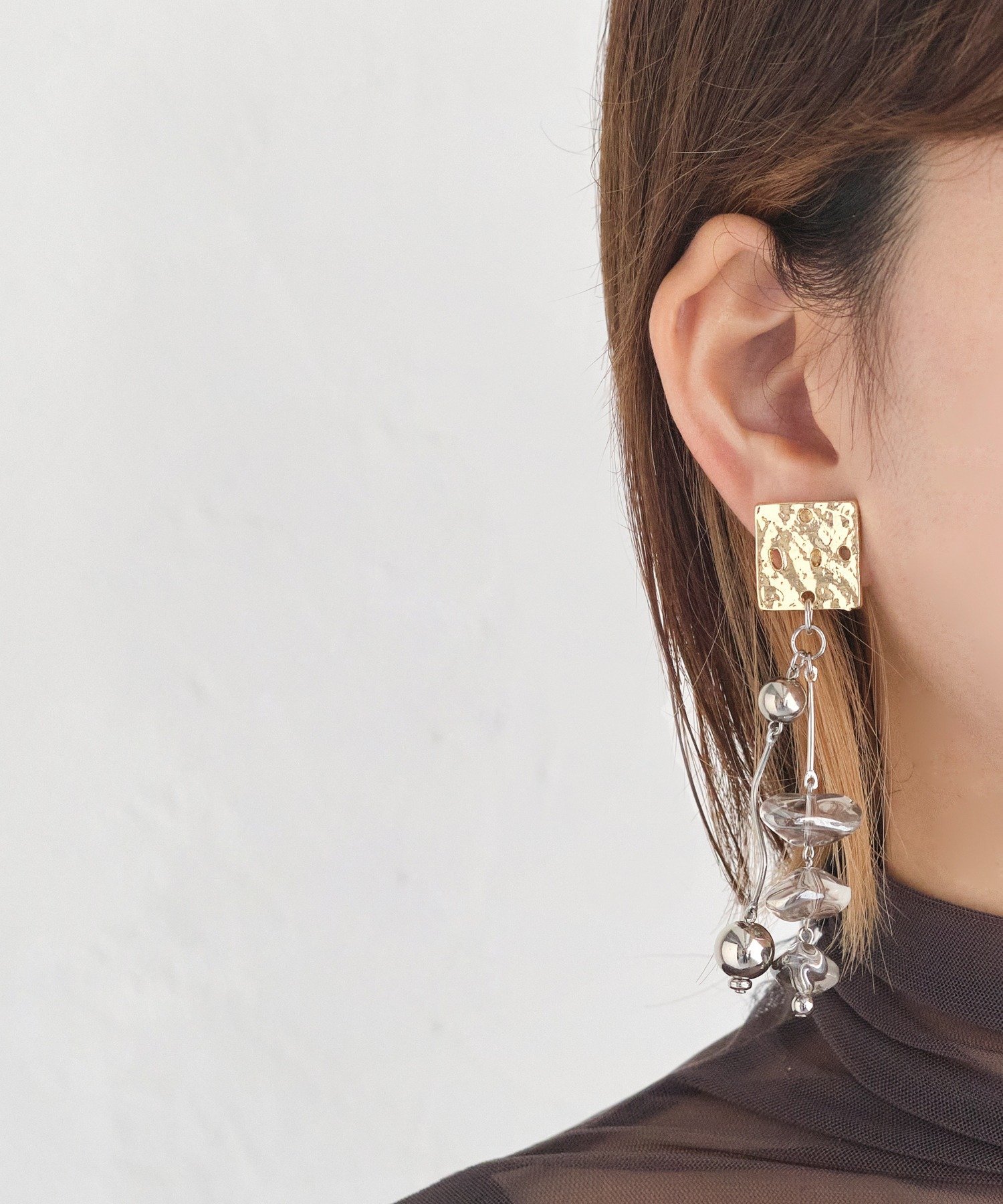 sfy 【sfy】aurora glass goldピアス ジュエルアディクト アクセサリー・腕時計 ピアス ゴールド