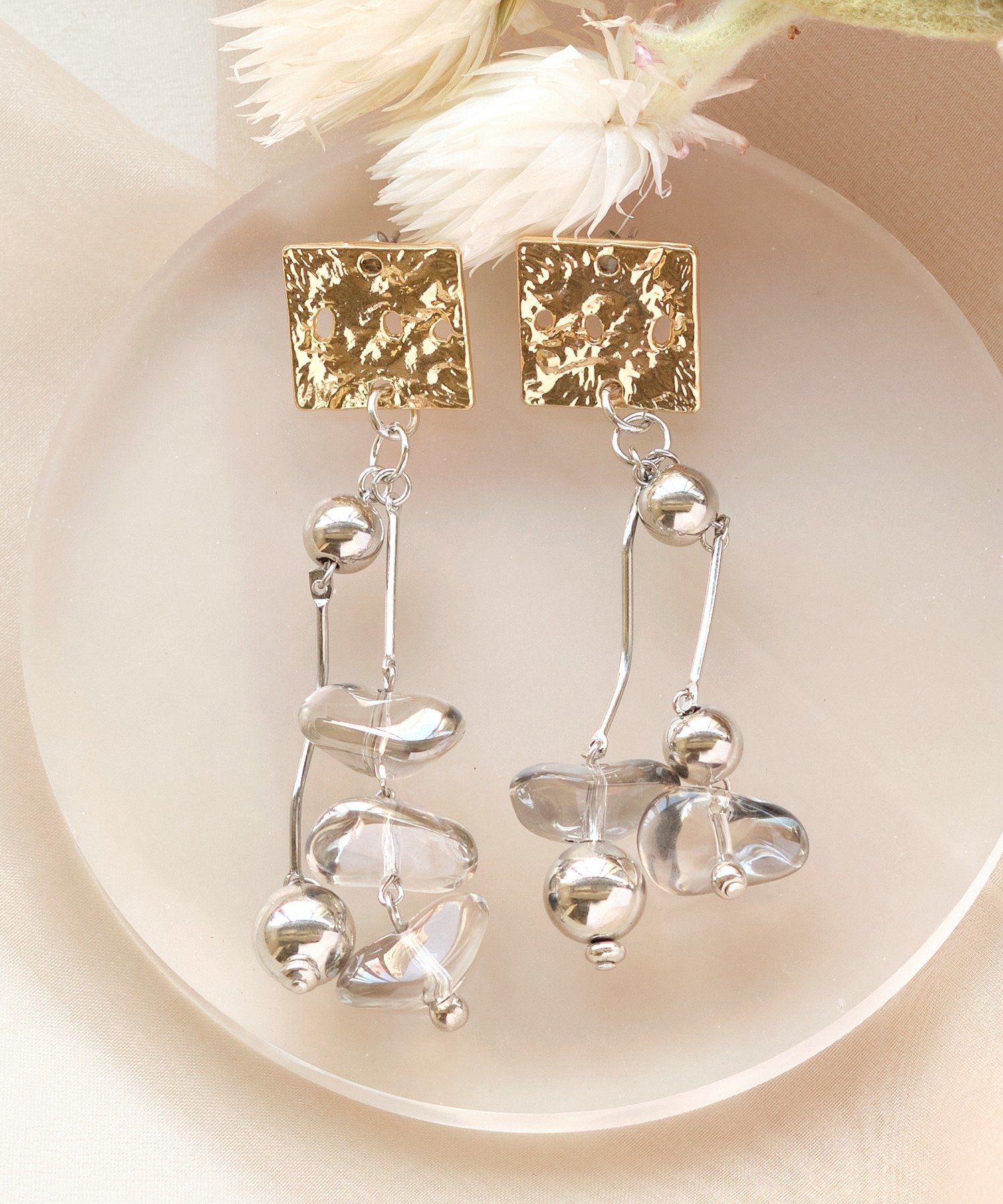 sfy 【sfy】aurora glass goldピアス ジュエルアディクト アクセサリー・腕時計 ピアス ゴールド