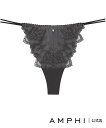 AMPHI AMPHI Tバックショーツ 【Hold Day Bra ホールドデイブラ】BYJ301とペア アンフィ インナー・ルームウェア ショーツ グレー ブルー