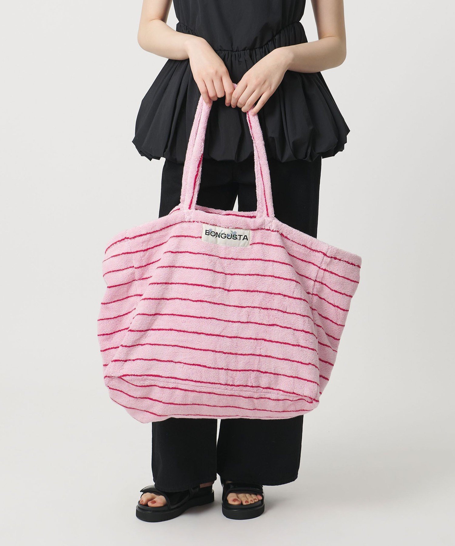 ODETTE E ODILE ＜BONGUSTA＞ WEEKEND オデット エ オディール バッグ トートバッグ イエロー ブラウン グリーン ベージュ ピンク【送料無料】