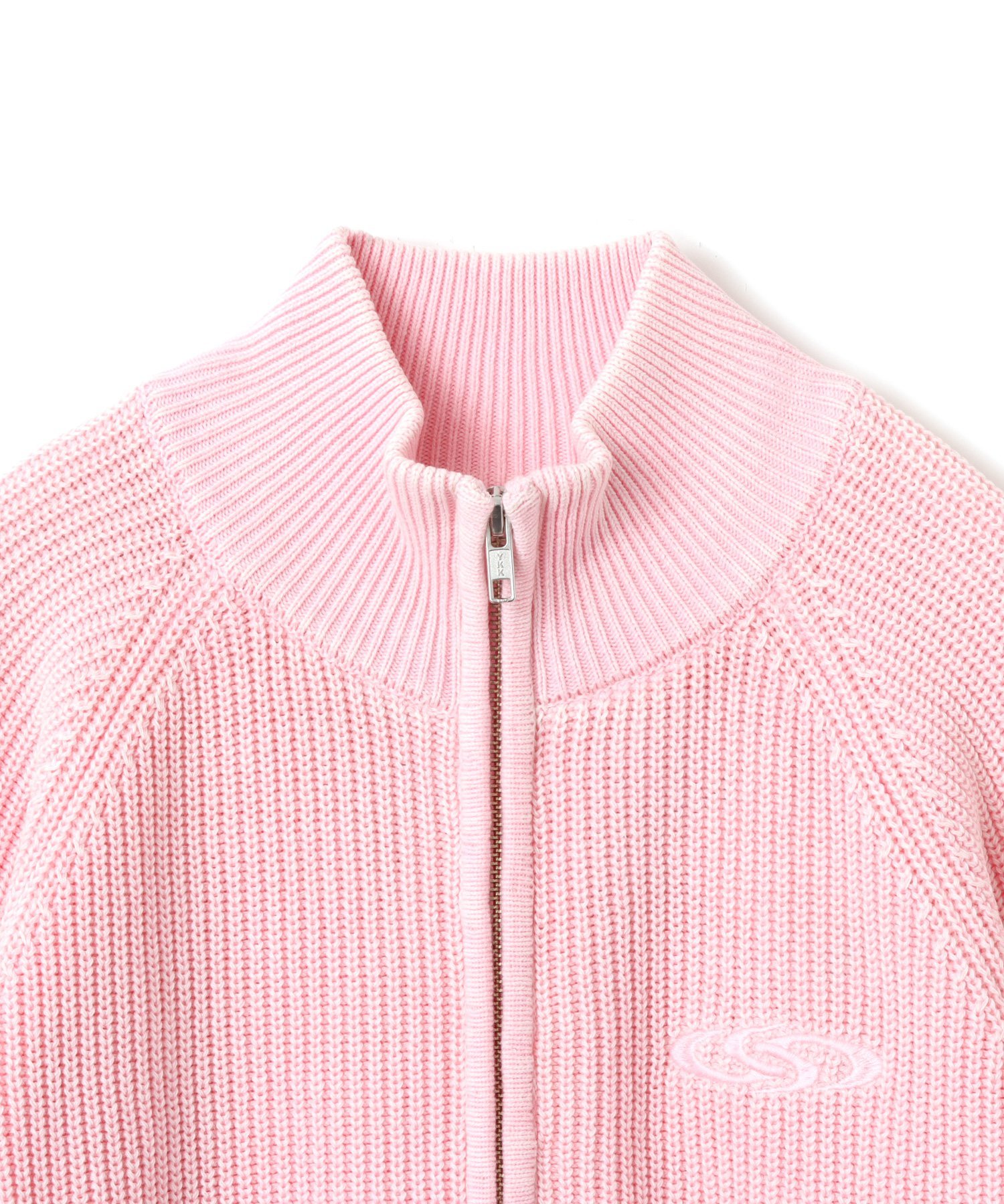 atmos pink atmos pink Washed Zip Up Knit PINK アトモス トップス ニット ピンク