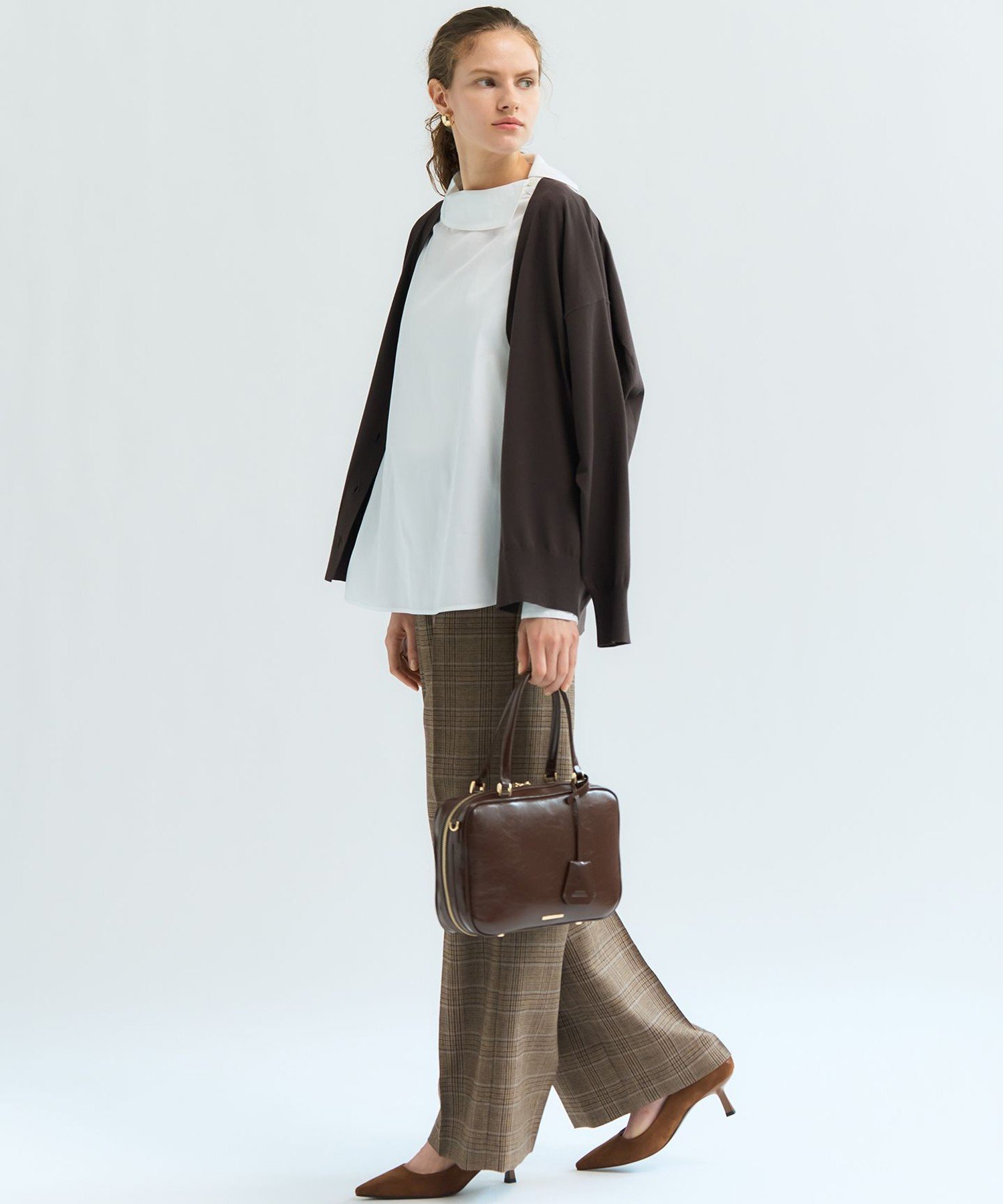 23区 L BALLIクラシックウールクロス ワイドパンツ ニジュウサンク パンツ その他のパンツ【送料無料】 stylife-15826698 Rakuten Fashion サンプル画像3