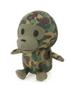 A BATHING APE 【 BAPE KIDS X READYMADE 】15TH ANNIVERSARY ABC CAMO BABY MILO PLUSH DOLL (M) ア ベイシング エイプ インテリア 生活雑貨 オブジェ 置物 アート グリーン【送料無料】