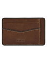 FOSSIL Jayden Card Case SML1864200 フォッシル 財布・ポーチ・ケース 名刺入れ・カードケース ブラウン【送料無料】